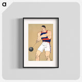 Hammer throw print in high resolution by Edward Penfield - Edward Penfield Poster.
