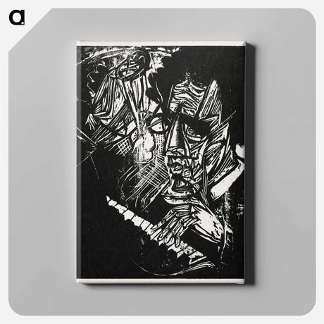 アートパネル-Composer Klemperer - エルンスト ルートヴィヒ キルヒナー Canvas.