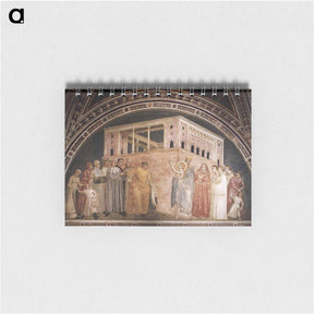 アートメモ帳-St. Francis Renouncing his Worldly Goods - ジョット ディ ボンドーネ Memo.
