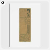 Catalog of the 1st exhibition of the Secession - グスタフ クリムト Poster.