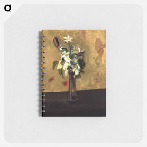 アートメモ帳-Bouquet of Flowers in a Crystal Vase - アンリ マティス Memo.