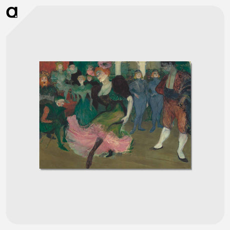 アートポストカード-Marcelle Lender Dancing the Bolero in Chilpéric - アンリ ド トゥールーズ ロートレック Postcard.