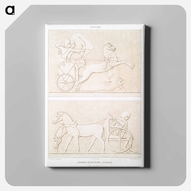 アートパネル-Fragments of Bas-Reliefs
 - エジプト美術史 Canvas.