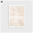 アートポストカード-Fragments of Bas-Reliefs
 - エジプト美術史 Postcard.