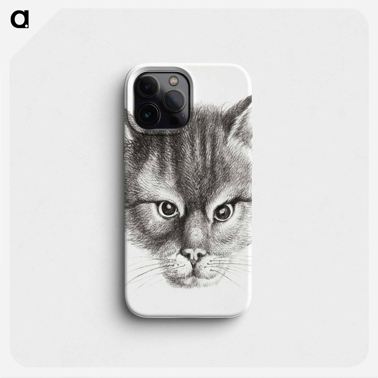 Sketch of a cat - Jean Bernard Phone Case.