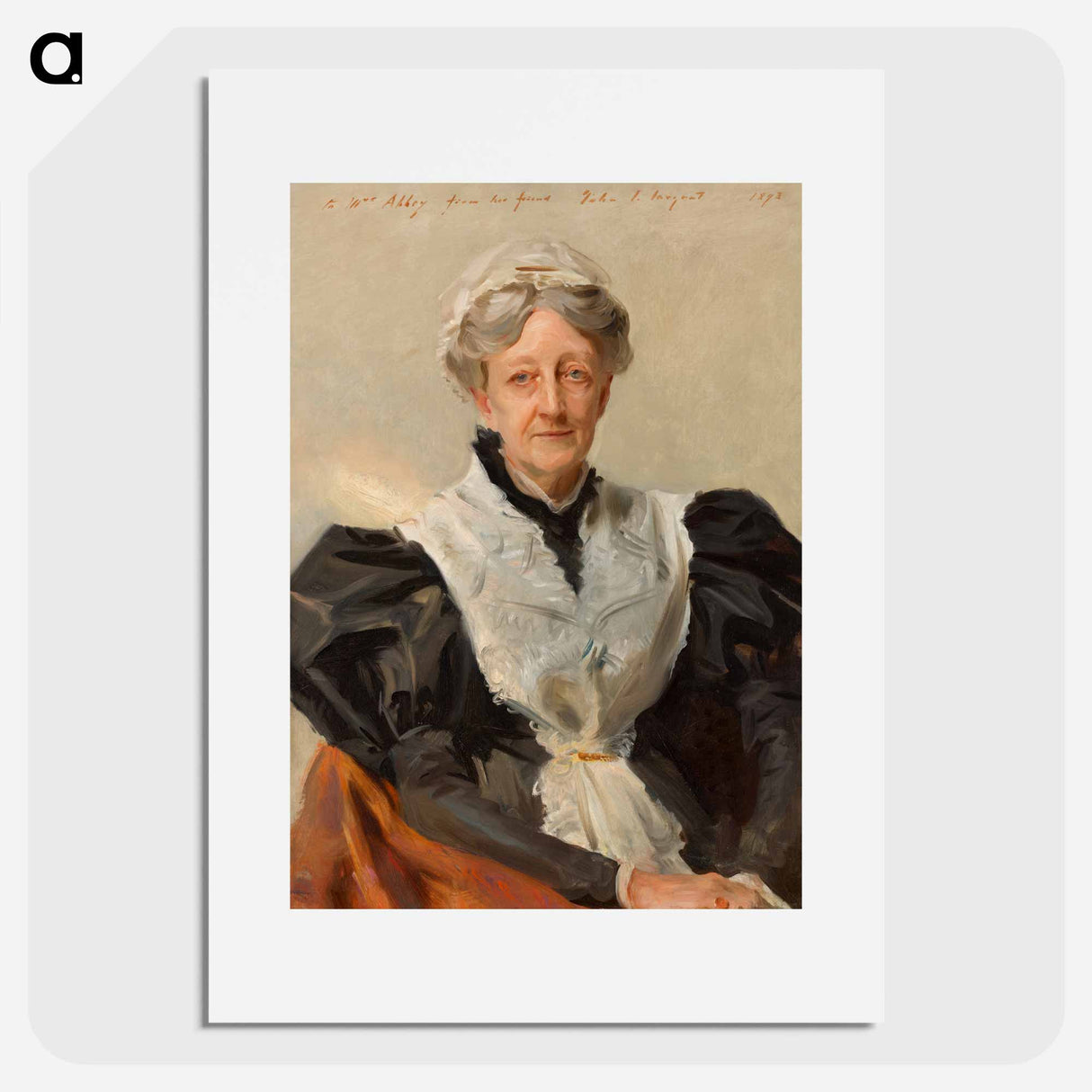 Mary Eliza Mead by John Singer Sargent - John Singer Sargent Poster.