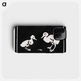 Two ducklings - ユリー デ フラーハ Phone Case.