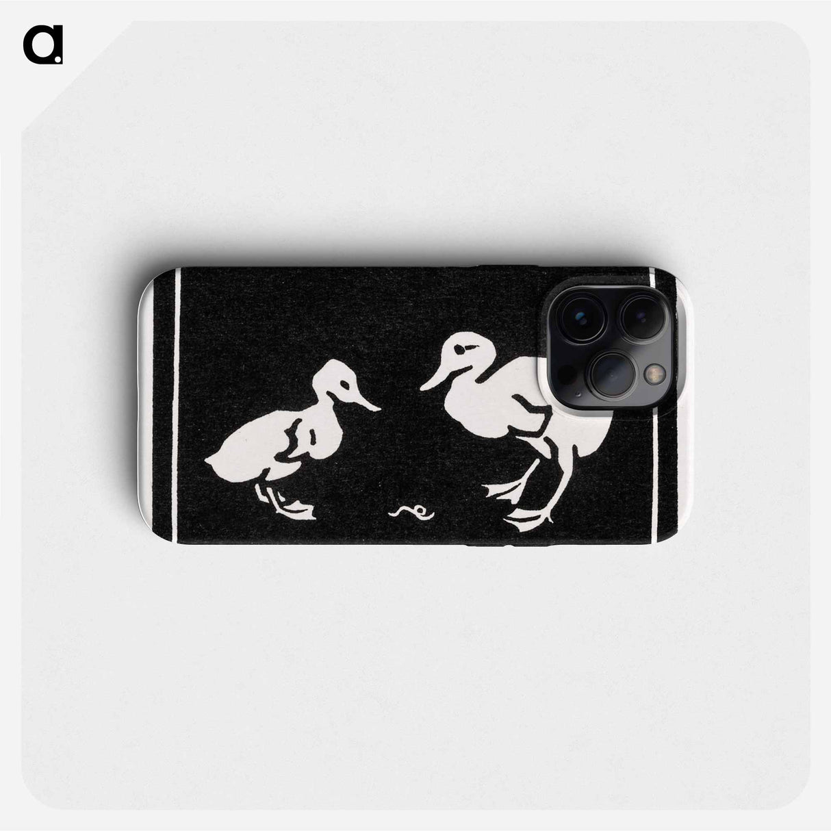 Two ducklings - Julie de Graag Phone Case.