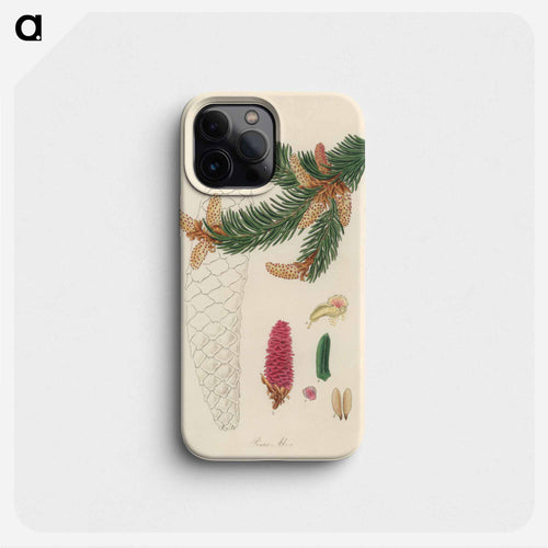 Norway Spruce Illustration
 - 薬用植物学 Phone Case.
