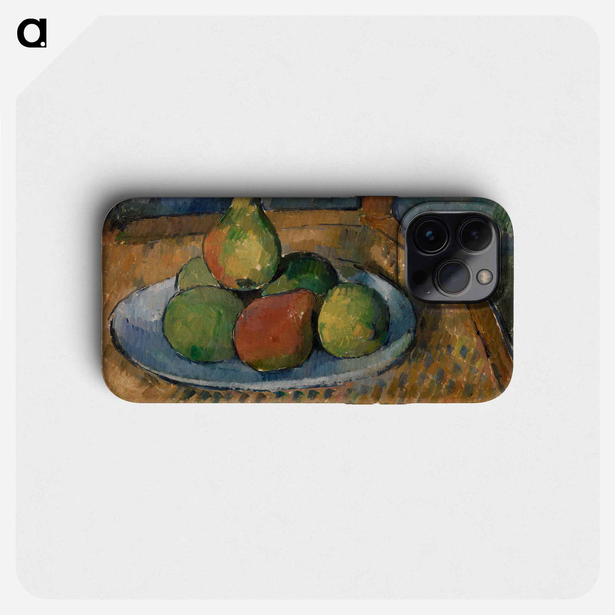 Plate of Fruit on a Chair - ポール セザンヌ Phone Case.