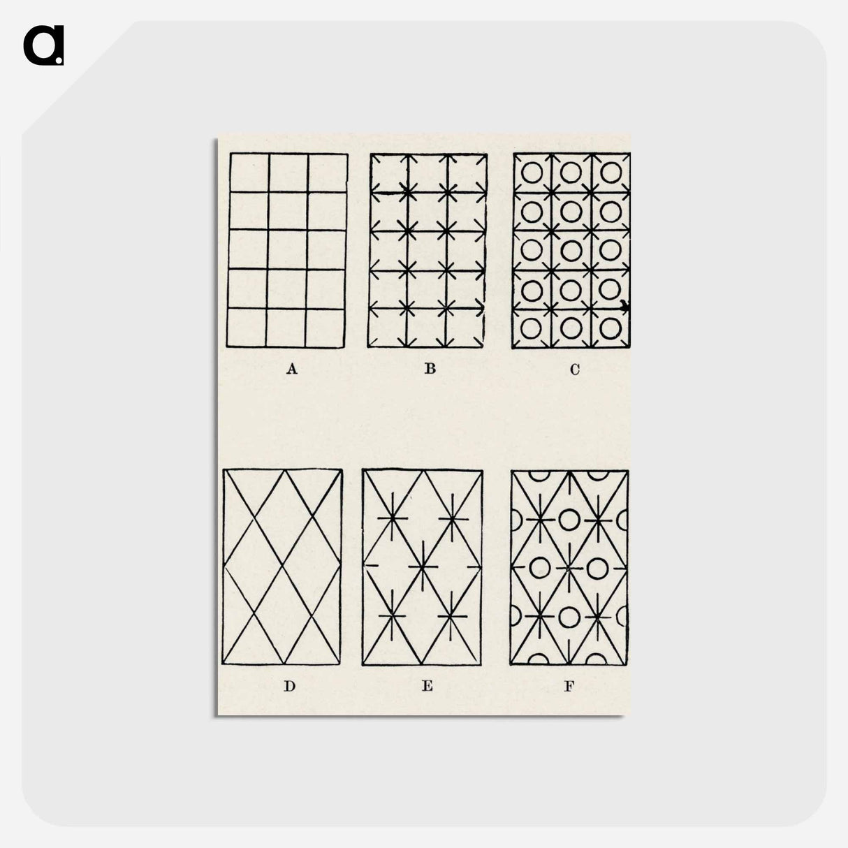 アートポストカード-Ornament
 - 装飾の文法 Postcard.