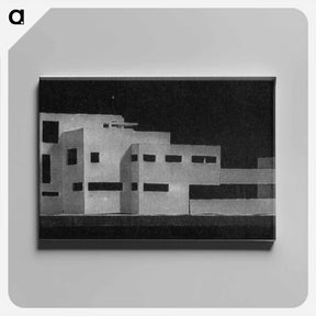 アートパネル-Model of mansion - テオ ファン ドゥースブルフ Canvas.
