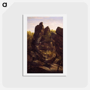 アートポストカード-A Rocky Glen (In the Shawangunks) - トーマス コール Postcard.