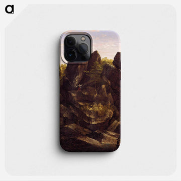 A Rocky Glen (In the Shawangunks) - トーマス コール Phone Case.