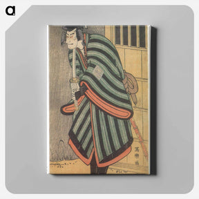 アートパネル-Ichikawa Komazō III as the monk Saihō no Mida Jirō, actually Sagami Jirō Tokiyuki - 東洲斎 写楽 Canvas.
