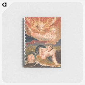 アートメモ帳-The First Book of Urizen, Plate 22 - ウィリアム ブレイク Memo.