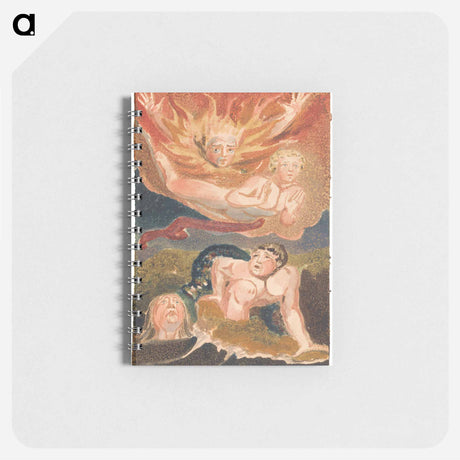 アートメモ帳-The First Book of Urizen, Plate 22 - ウィリアム ブレイク Memo.