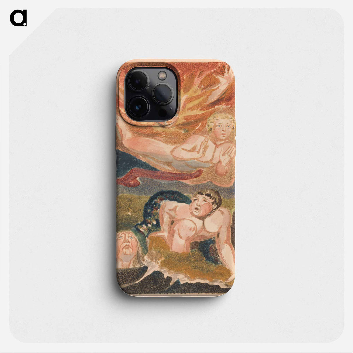 The First Book of Urizen, Plate 22 - ウィリアム ブレイク Phone Case.