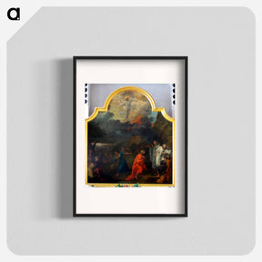 アートポスター-Central panel of the altar triptych, St Nicholas, Bristol - ウィリアム ホガース Poster.