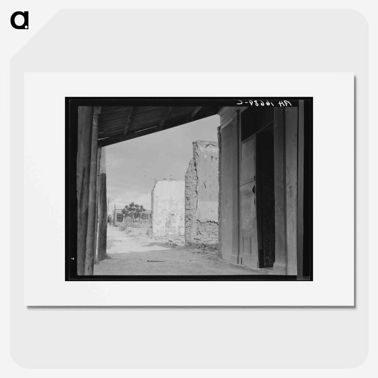 Scene in Tombstone, Arizona - Dorothea Lange Poster.