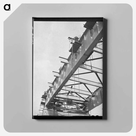 アートパネル-Pit River Bridge
 - ラッセル リー Canvas.