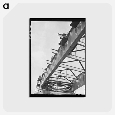 アートポストカード-Pit River Bridge
 - ラッセル リー Postcard.