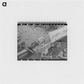 アートメモ帳-Gold Mining Sluice, Two Bit Creek
 - ラッセル リー Memo.