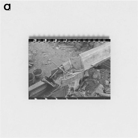 アートメモ帳-Gold Mining Sluice, Two Bit Creek
 - ラッセル リー Memo.