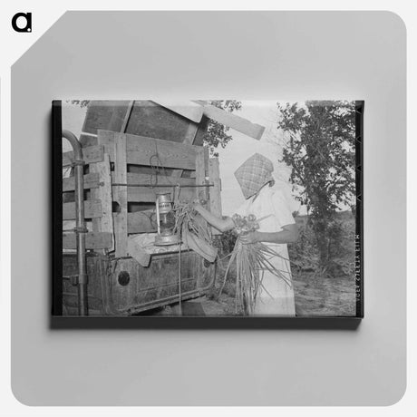 アートパネル-Mrs. Thomas's Garden Harvest
 - ラッセル リー Canvas.
