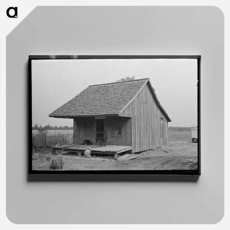アートパネル-Sharecropper Cabin
 - ラッセル リー Canvas.