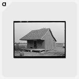 アートポストカード-Sharecropper Cabin
 - ラッセル リー Postcard.