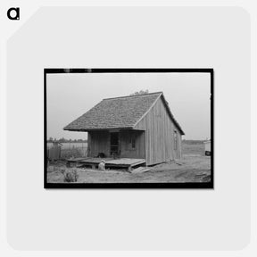 アートポストカード-Sharecropper Cabin
 - ラッセル リー Postcard.