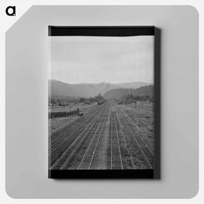 アートパネル-Railroad Tracks, Oakridge
 - ラッセル リー Canvas.
