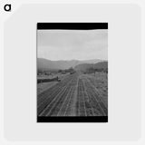 アートポストカード-Railroad Tracks, Oakridge
 - ラッセル リー Postcard.
