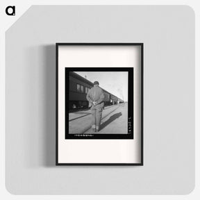 アートポスター-Untitled photo, possibly related to: The "Challenger." Grand Island, Nebraska - ドロテア ラング Poster.