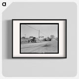 Three carloads of Mexicans headed for the Imperial Valley to harvest peas - Dorothea Lange Poster.