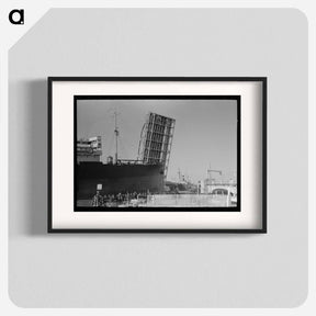アートポスター-Ship Entering Corpus Christi Port
 - ラッセル リー Poster.