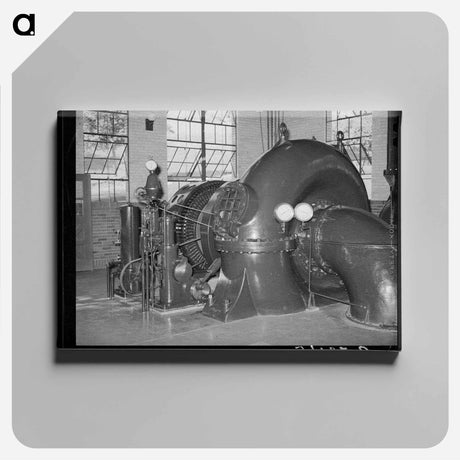 アートパネル-Logan Hydroelectric Plant
 - ラッセル リー Canvas.