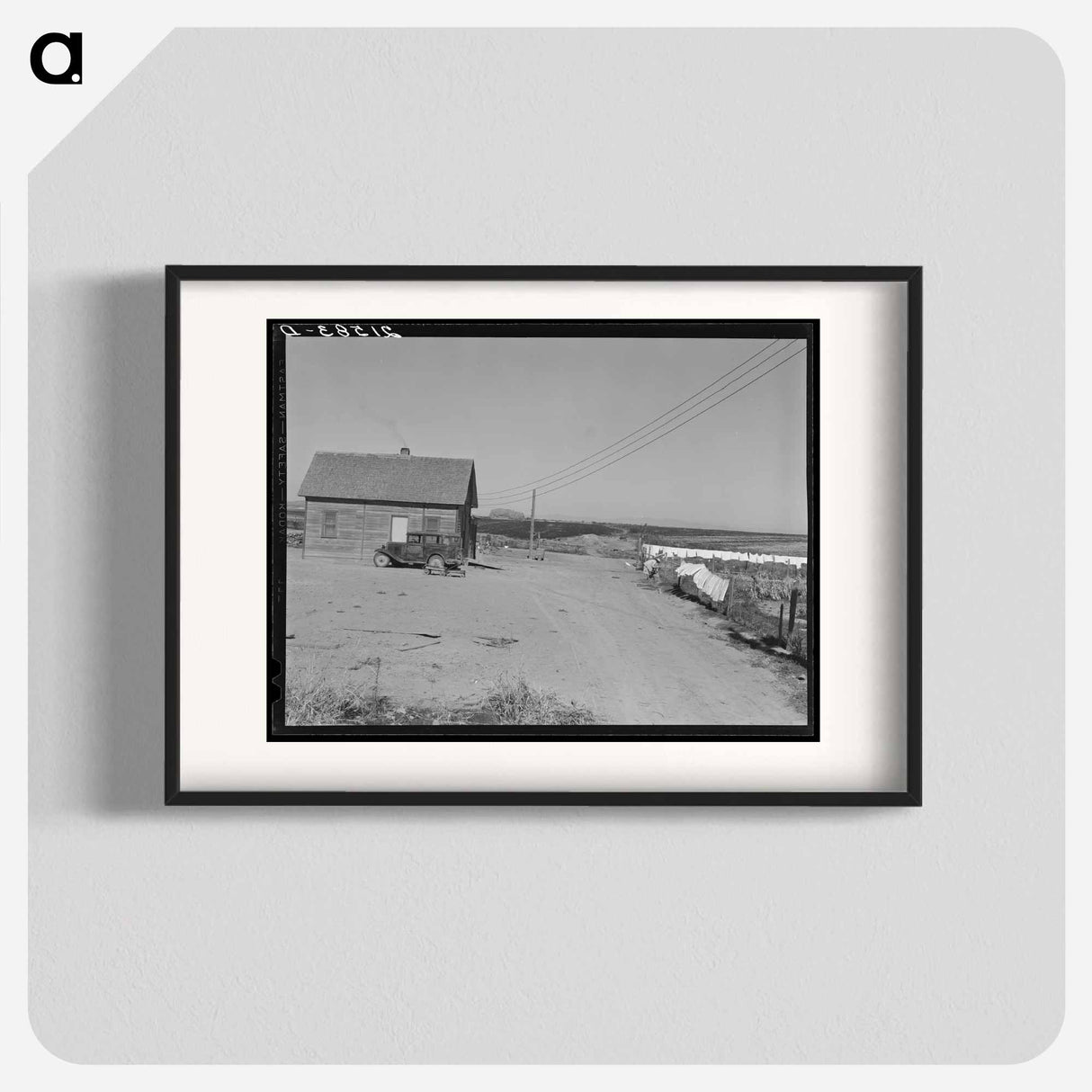 The Schroeder family's new house - Dorothea Lange Poster.