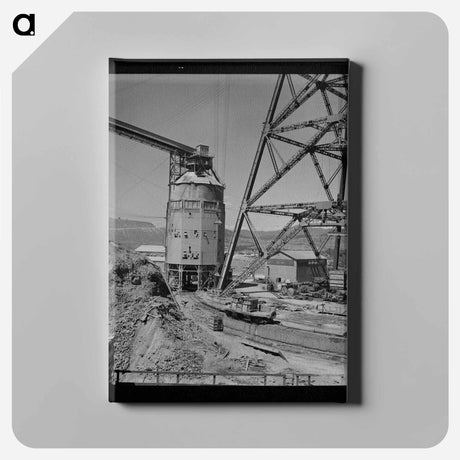 アートパネル-Shasta Dam Head Tower
 - ラッセル リー Canvas.