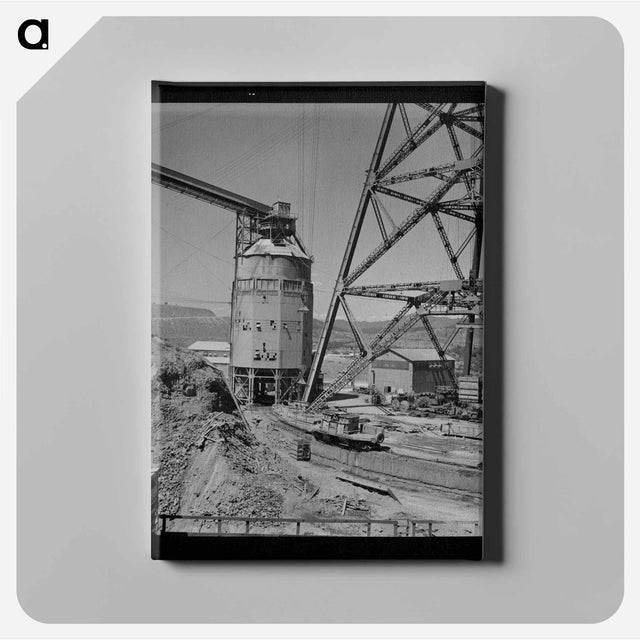 アートパネル-Shasta Dam Head Tower
 - ラッセル リー Canvas.