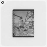アートメモ帳-Shasta Dam Head Tower
 - ラッセル リー Memo.