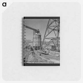 アートメモ帳-Shasta Dam Head Tower
 - ラッセル リー Memo.