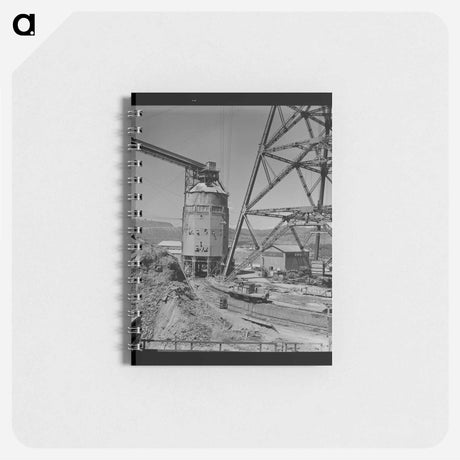 アートメモ帳-Shasta Dam Head Tower
 - ラッセル リー Memo.