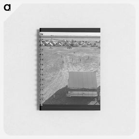 アートメモ帳-Farm Security Administration (FSA) migratory labor camp. Calipatria, Imperial Valley, California. - ドロテア ラング Memo.
