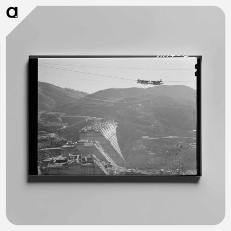アートパネル-Shasta Dam Under Construction
 - ラッセル リー Canvas.