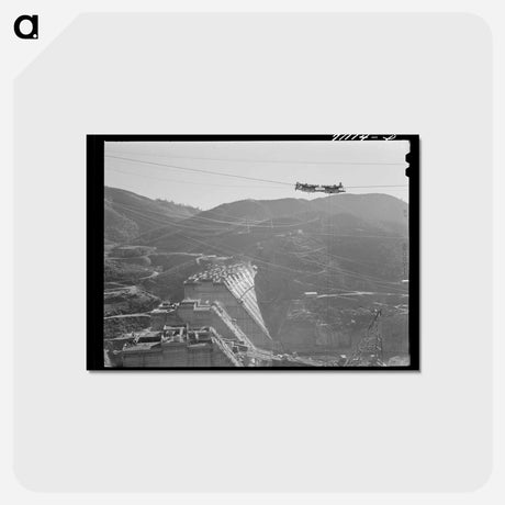 アートポストカード-Shasta Dam Under Construction
 - ラッセル リー Postcard.