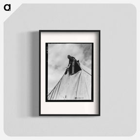 アートポスター-Pea picker's tent near San Jose, California - ドロテア ラング Poster.