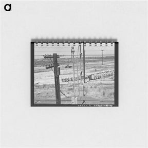 アートメモ帳-Between Tulare and Fresno, California - ドロテア ラング Memo.