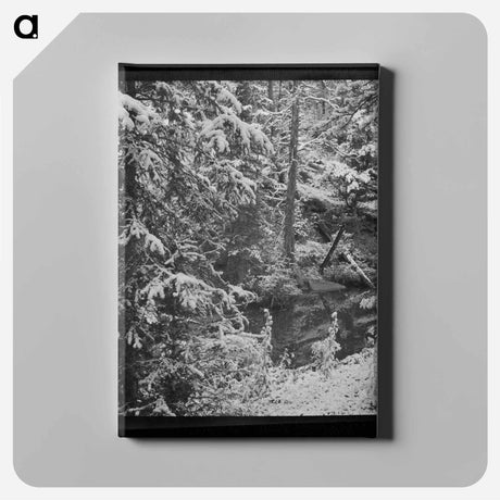 アートパネル-First Snow in Montana
 - ラッセル リー Canvas.